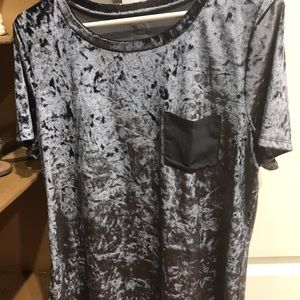 Velvet t shirt